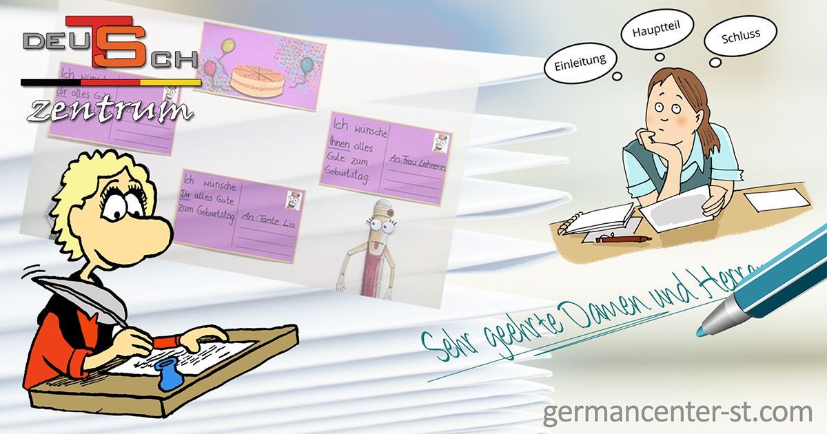 Briefe und Emails auf Deutsch schreiben