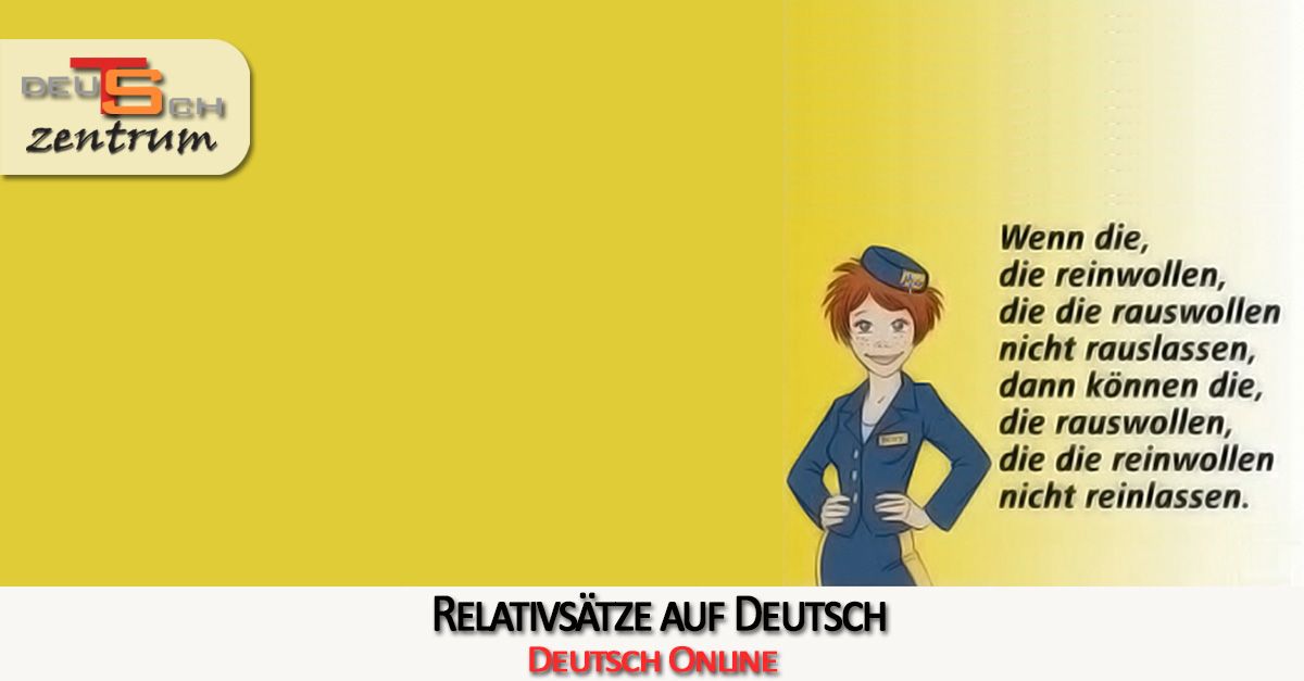 Relative clauses in German - Relativsätze