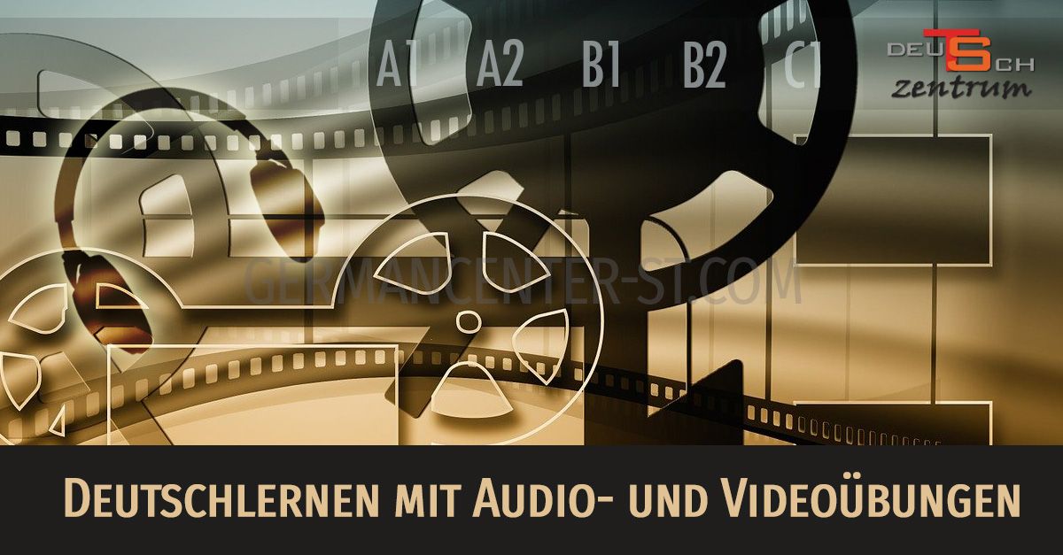 German with audio and video excercises